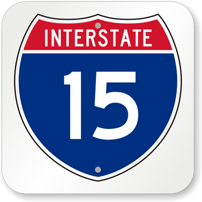 Interstate 15 Sign