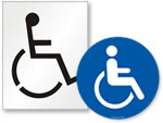 Wheelchair Crossing Sign FRW775