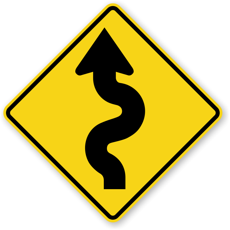 Curve Road Sign