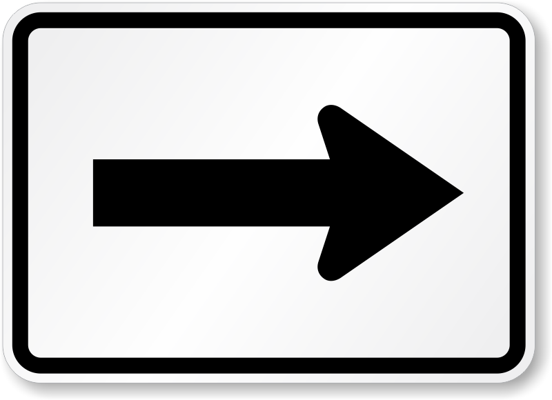 directional road sign clip art