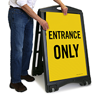 Entrance Only Sign